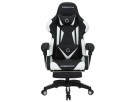 Greencom GUNGNIR Arctic White Gamingstol G-Hybrid Leather thumbnail