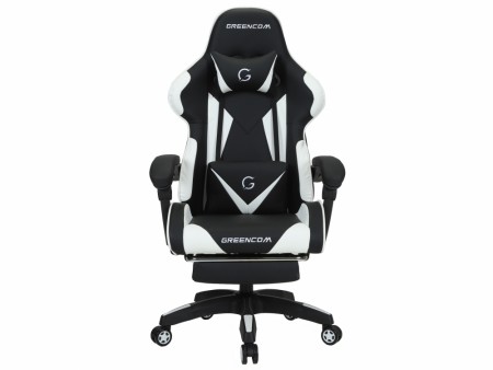 GUNGNIR Arctic White Gamingstol G-Hybrid Leather
