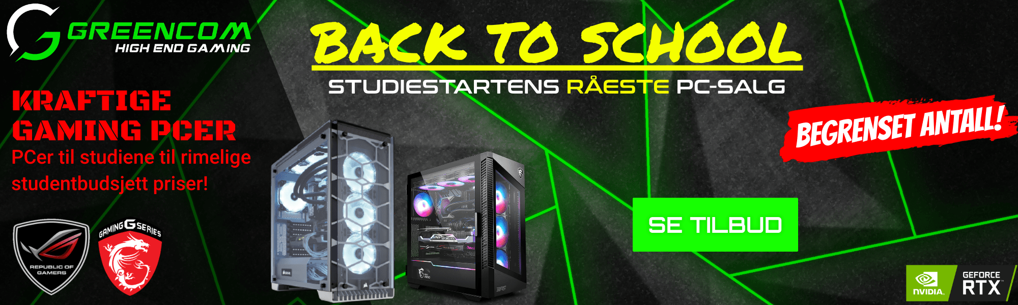 Greencom - studiestart
